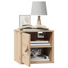 Armarios de pared 2 uds madera maciza de pino 31.5x30x30 cm 4