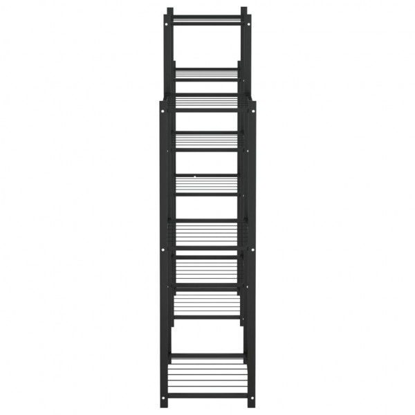 Suporte de vasos 83x25x100 cm ferro preto M 4