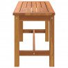 Banco de jardín madera maciza de acacia 80x35x45 cm 4