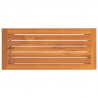 Banco de jardín madera maciza de acacia 80x35x45 cm 5