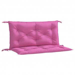 Almofadões p/ banco de jardim 2 pcs 100x50x7 cm tecido rosa H