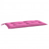 Almofadões p/ banco de jardim 2 pcs 100x50x7 cm tecido rosa 4
