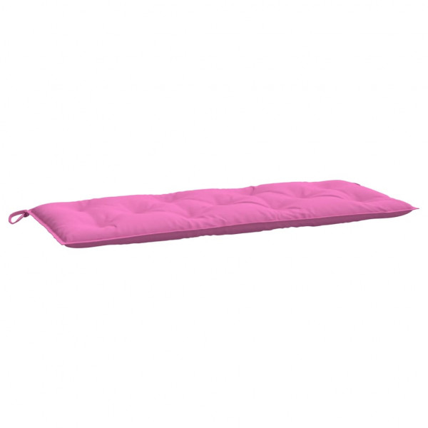 Almofadões p/ banco de jardim 2 pcs 120x50x7 cm tecido rosa M 4