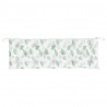 Almofadões banco jardim 2 pcs 150x50x7 cm tecido padrão folhas 5