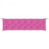 Almofadão p/ banco de jardim 200x50x7 cm tecido rosa 2
