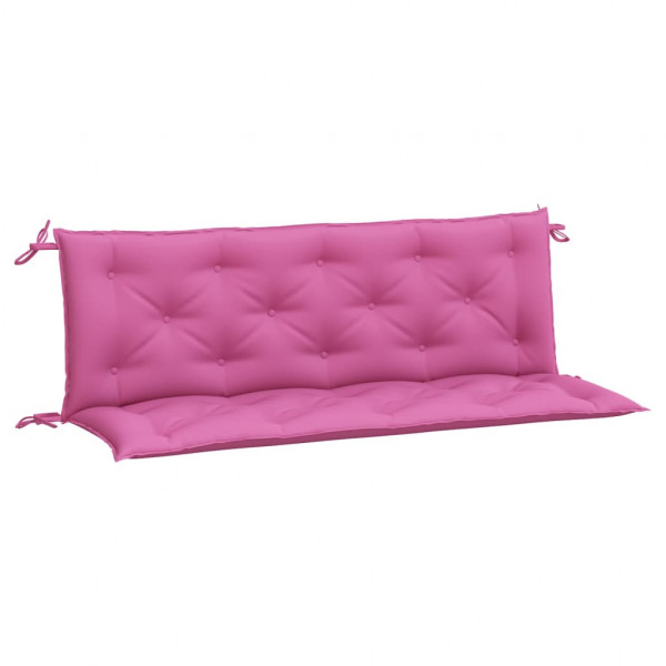 Almofadões p/ banco de jardim 2 pcs 150x50x7 cm tecido rosa M 2