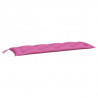 Almofadões p/ banco de jardim 2 pcs 150x50x7 cm tecido rosa 4