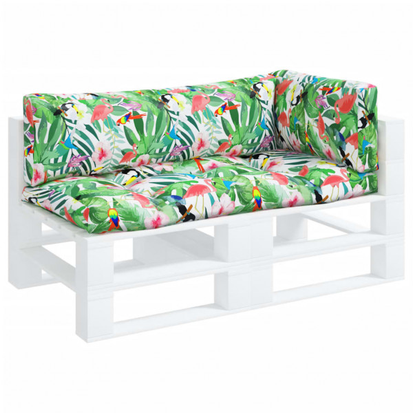 Cojines para palés 3 piezas tela Oxford multicolor M 3