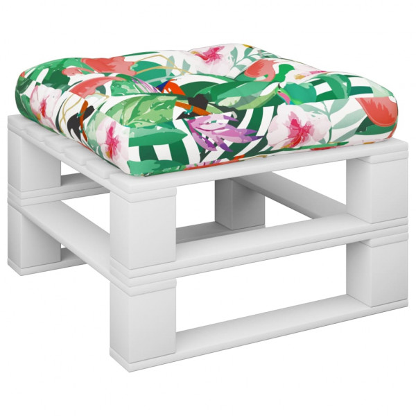 Cojín para palés tela Oxford multicolor 58x58x10 cm M 3