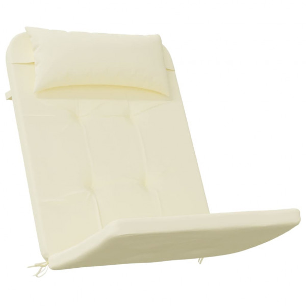Cojines para silla Adirondack 2 uds tela Oxford color crema M 3