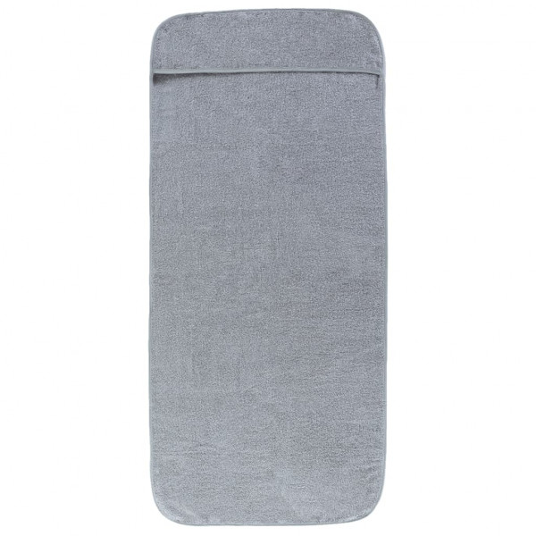 Toallas de playa 2 uds tela gris 400 g/m² 60x135 cm M 4