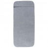 Toallas de playa 2 uds tela gris 400 g/m² 60x135 cm 4