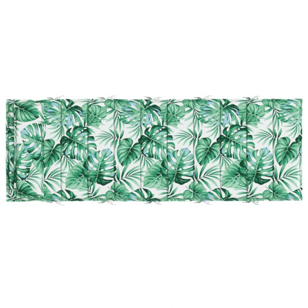 Almofadão p/ espreguiçadeira 180x60x4 cm tecido oxford folhas M 5