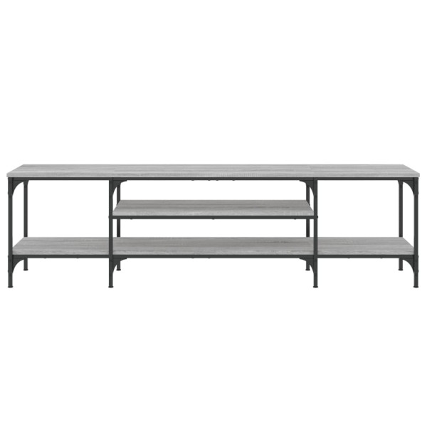 Móvel de TV 161x35x45cm derivados de madeira/ferro cinza sonoma M 5