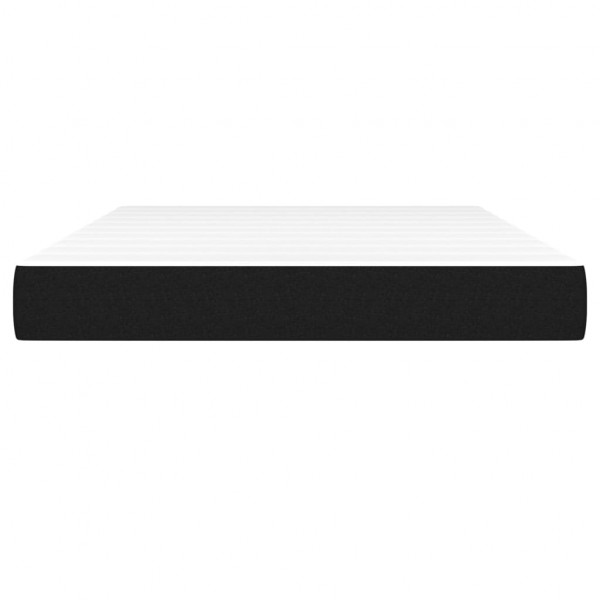 Colchão de molas ensacadas 140x200x20 cm tecido preto M 3