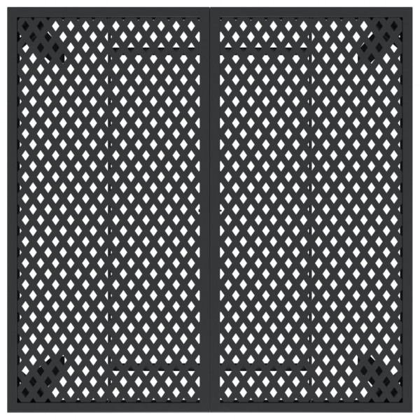 Mesa de jardim 100x100x72 cm aço antracite M 5