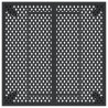 Mesa de jardim 100x100x72 cm aço antracite 5