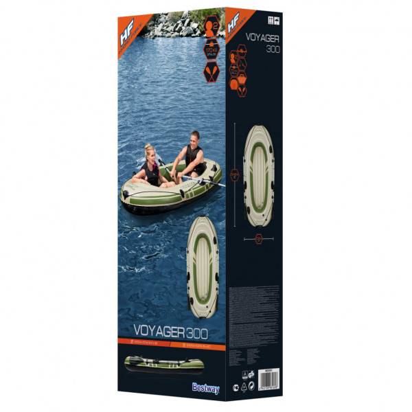 Bestway Barco insuflável Hydro-Force Voyager 300 243x102 cm M 7