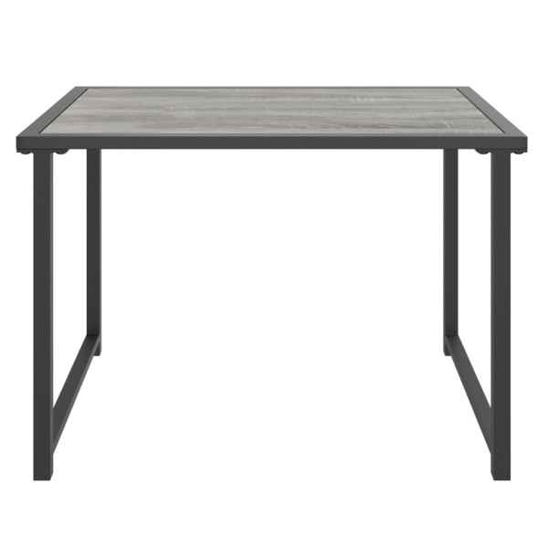 Mesa de jardín de acero gris antracita 55x40x37 cm M 3