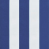 Cojín banco jardín tela Oxford a rayas azul y blanco 150x50x3cm 5