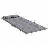 Cojines de silla con respaldo alto 2 uds tela Oxford gris 5