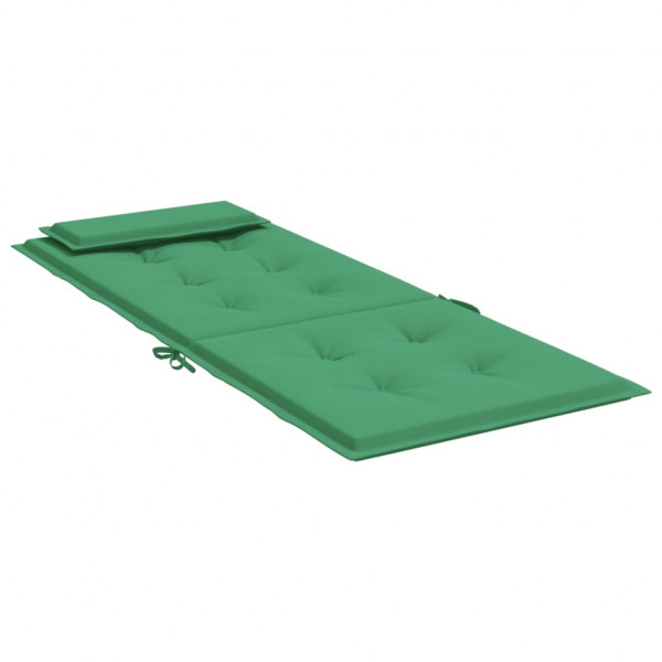 Almofadões p/ cadeira encosto alto 6 pcs tecido oxford verde M 5