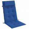 Cojines de silla respaldo alto 2 uds tela Oxford azul klein 3