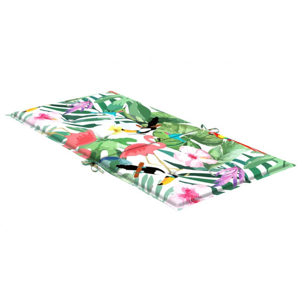 Cojines para silla con respaldo bajo 4 uds tela multicolor M 5