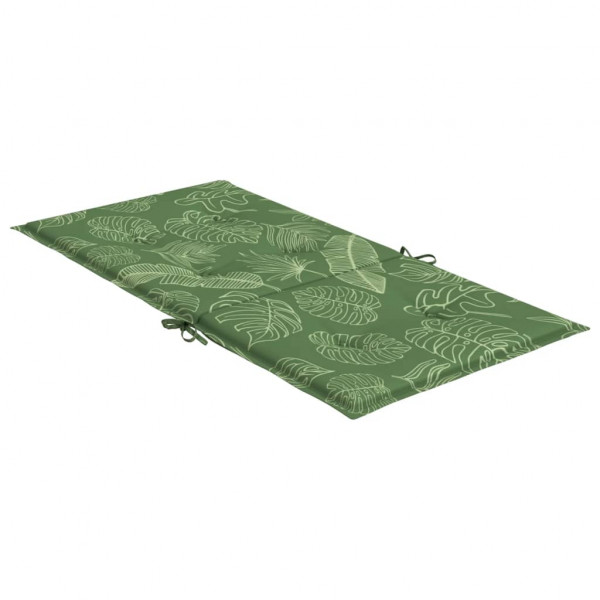 Almofadões cadeira de encosto baixo 4 pcs tecido padrão folhas M 5