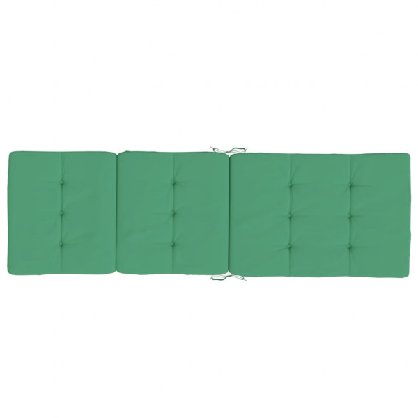 Cojines para tumbona 2 uds tela Oxford verde M 5