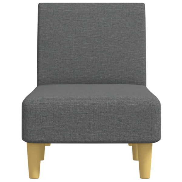 Chaise longue tecido cinzento-escuro M 4