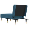 Chaise longue veludo azul 5
