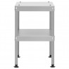 Mesa para horno ahumador acero galvanizado 40x28x44.5 cm 3