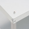 Mesa para forno defumador 40x28x44.5 cm aço galvanizado 4