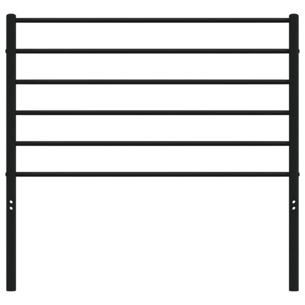 Cabecero de metal negro 100 cm M 4