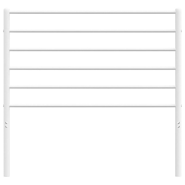 Cabecero de metal blanco 100 cm M 4