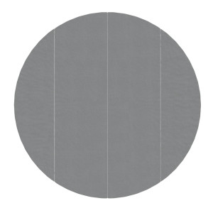 Tapiz de suelo piscina geotextil de poliéster gris claro Ø458cm H