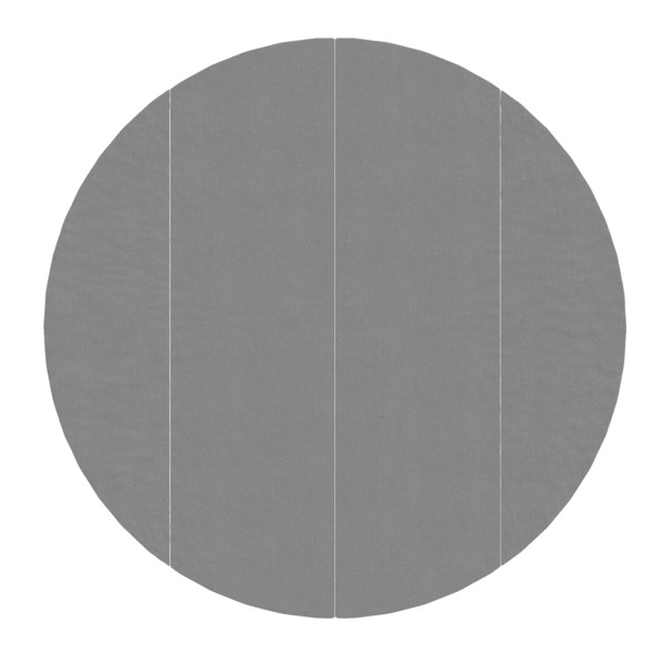Tapiz de suelo piscina geotextil de poliéster gris claro Ø458cm M 2