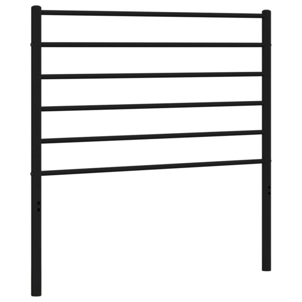 Cabeceira de cama 107 cm metal preto M 2