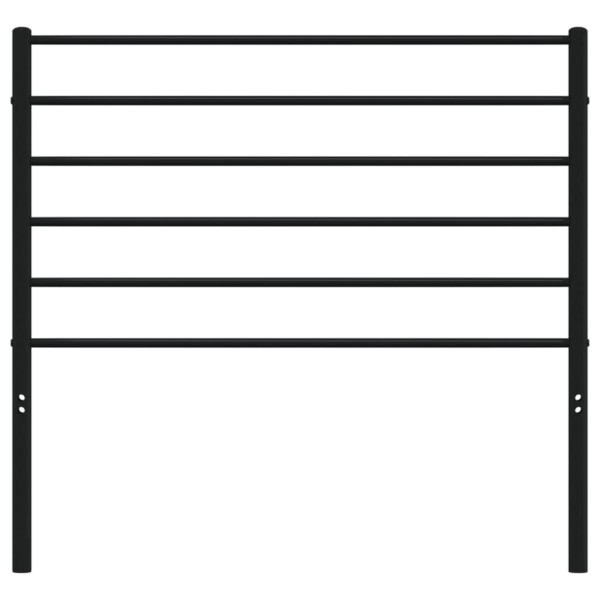 Cabecero de metal negro 107 cm M 4