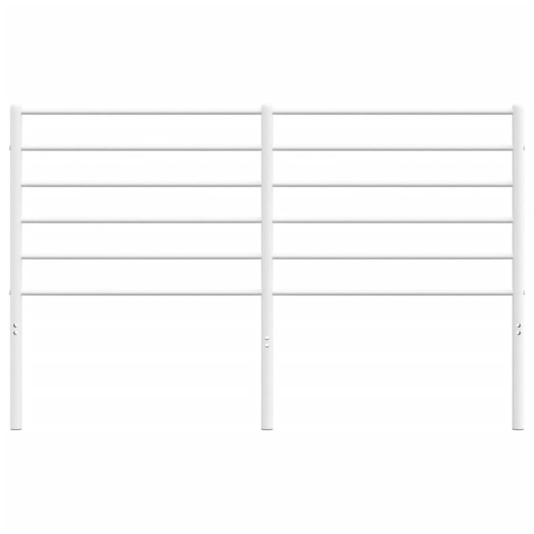 Cabecero de metal blanco 135 cm M 4