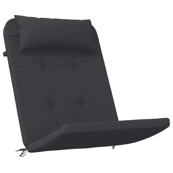 Almofadões p/ cadeira adirondack 2 pcs tecido oxford preto M 3