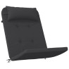 Cojines para silla Adirondack 2 uds tela Oxford negro 3