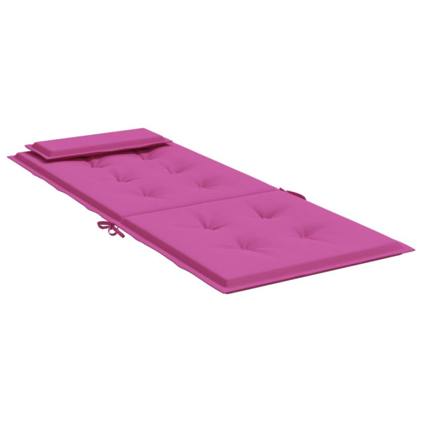 Almofadões p/ cadeira encosto alto 2 pcs tecido oxford rosa M 5