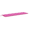 Almofadões p/ banco de jardim 2 pcs 200x50x7 cm tecido rosa 4