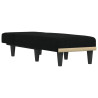 Chaise longue tecido preto 3