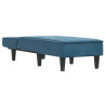 Chaise longue veludo azul 3