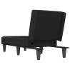 Chaise longue veludo preto 5