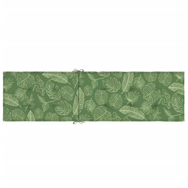 Almofadão p/ cadeira de terraço tecido oxford padrão folhas M 5