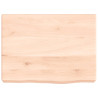 Estante de pared madera maciza de roble sin tratar 40x30x6 cm 2